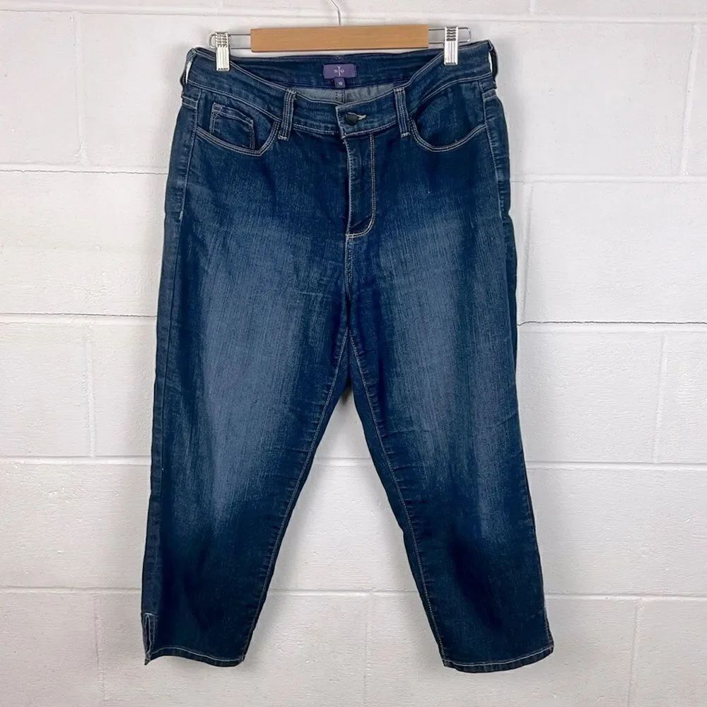 NYDJ dark wash crop jean